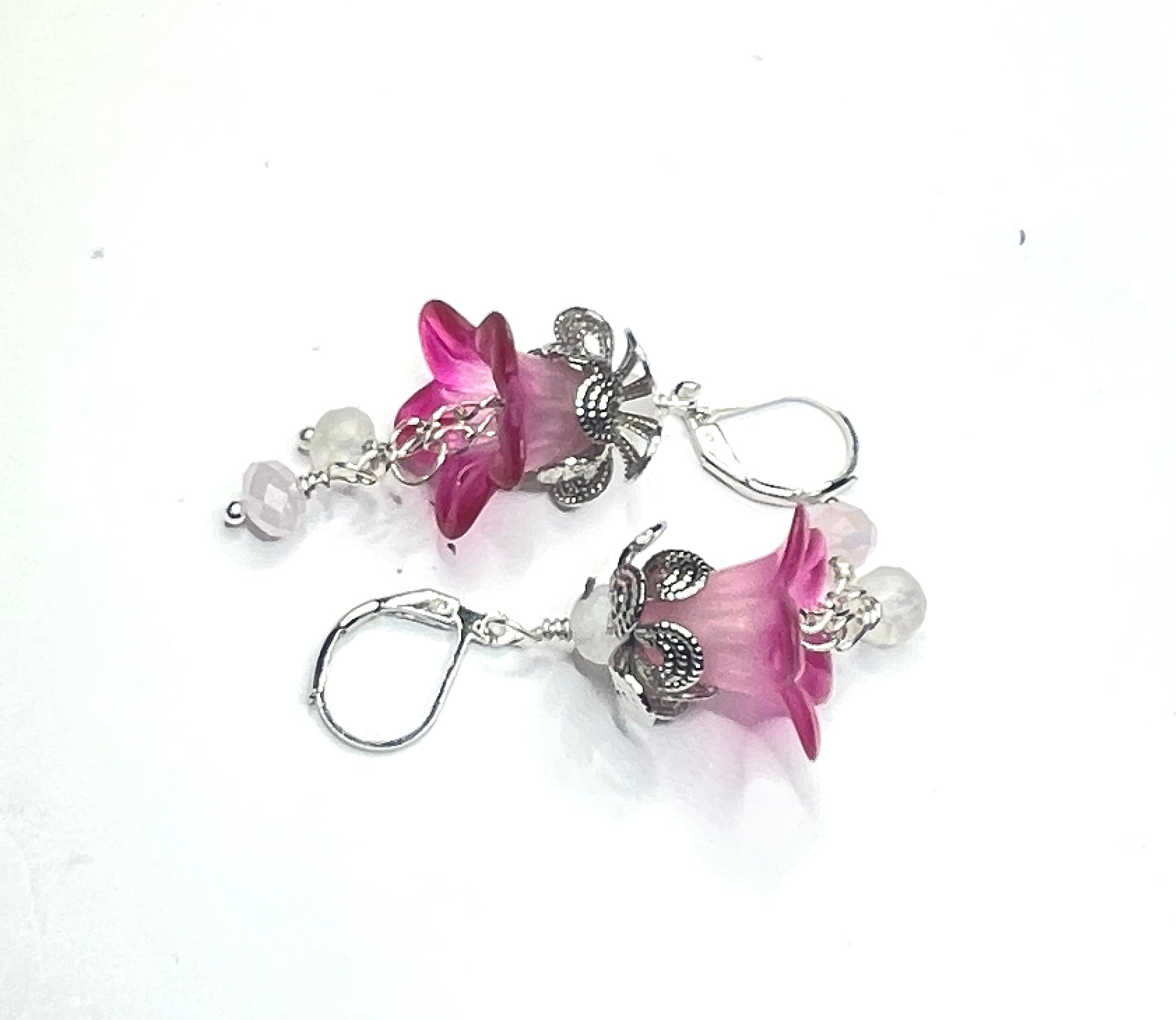 Beads and flower earrings - urban junky's collections of jewellery