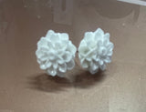 Resin Chrysanthemum Earrings-Many Color Choices